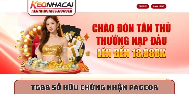 TG88 sở hữu chứng nhận PAGCOR